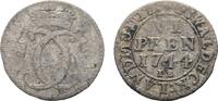 Waldeck 6 Pfennig Karl August Friedrich 1728-1763 -