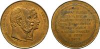 Brandenburg-Preußen Bronzemedaille Wilhelm I. 1861-1888 -