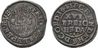 Bremen, Erzbistum 1/16 Taler Friedrich von Dänemark 1634-1646 -