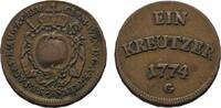 Augsburg, Bistum Cu Kreuzer Clemens-Wenzel von Sachsen-Polen 1768-1803 -