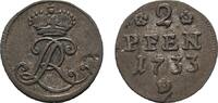 Braunschweig-Wolfenbüttel 2 Pfennig Ludwig Rudolph 1731-1735 -