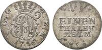 Mecklenburg-Strelitz 1/6 Taler Adolph Friedrich IV. 1752-1794 -