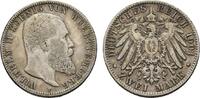 Württemberg 2 Mark Wilhelm II. 1891-1918 -