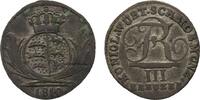 Württemberg 3 Kreuzer Friedrich I. 1806-1816 -