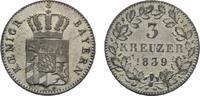 Bayern 3 Kreuzer Ludwig I. 1825-1848 -