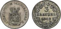 Schwarzburg-Rudolstadt 3 Kreuzer Friedrich Günther 1807-1867 -