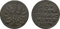 Brandenburg-Preußen 6 Pfennig Friedrich Wilhelm 1640-1688 -