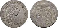Brandenburg-Preußen 1/3 Taler Friedrich Wilhelm 1640-1688 -