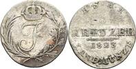 6 Kreuzer 1823 Sachsen-Hildburghausen Friedrich 1784-1826 Prägeschwäche, fast sehr schön