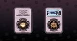 GAMBIA, KM# 62 , Silver, 2000 Bututs, 1999, Proof, Millennium. Deacgon. Scarce coin. High grade by NGC. NGC Scratch Resistant Ho