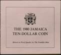 JAMAICA, KM# 86a , Silver, 10 Dollars , 1980, Proof , Streamer-tailed Himmingbirds. Coin in excellent condition!