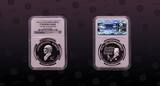 JORDAN, KM# 68 , Silver, 1 Dinar, 1996, Proof, 50 Years - Jordanian Independence. Very rare coin in Superb Gem Proof condition g