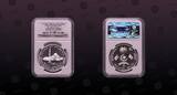 MALDIVES, KM# 78 , Silver, 100 Rufiyaa, 1984, Proof, Grand Mosque & Islamic Centre. Scarce type. Only 500 proofs struck! NGC Scr