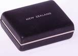 NEW ZEALAND , KM# 50a , Silver, 1 Dollar, 1981, Proof, English Oak and N. Z. Kauri. Coin housed in Original Mint capsule! Coin i