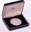 NEW ZEALAND , KM# 50a , Silver, 1 Dollar, 1981, Proof, English Oak and N. Z. Kauri. Coin housed in Original Mint capsule! Coin i