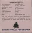 NEW ZEALAND , KM# 92 , Silver, 5 Dollars, 1995, Proof, James Clark Ross. Coin housed in Original Mint capsule! Coin in excellent