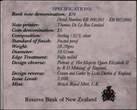 NEW ZEALAND , KM# 108 , Silver, 20 Dollars, 1997, Proof, Queens Golden Wedding Anniversary. Coin in excellent condition!