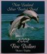 NEW ZEALAND , KM# 145a , Silver, 5 Dollars, 2002, Proof, Two Hector