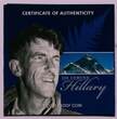 NEW ZEALAND , KM# 311 , Silver, 1 Dollar, 2008, Proof, Sir Edmund Hillary. Colored. Coin housed in Original Mint capsule! Coin