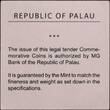 PALAU, KM# 153 , Silver, 5 Dollars, 2007, Proof, Heart shape, lettering "Good Heavens". Colored. Coin housed in Original Mint Ca