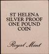 SAINT HELENA & ASCENSION , KM P1 , Silver, 1 Pound, 1984, Proof, Sooty terns. Silver Piefort. Scarce. Max. 2500 pieces minted! D