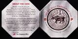 SINGAPORE, KM# 154 , Silver, 10 Dollars, 1997, Proof, Year of the Ox. Coin in excellent condition!