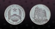 GUINEA - BISSAU 20000 Pesos GUINEA BISSAU , KM# 34 , Silver, 20000 Pesos, 1993, Proof, Sailing ship Passat. Coin in excellent condition! -