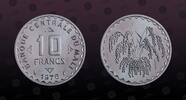 MALI 10 Francs MALI, KM# E3 , Aluminum, 10 Francs , 1976, Specimen, Nice Essai in excellent condition! -