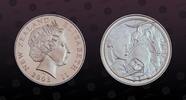 NEW ZEALAND 1 Dollar NEW ZEALAND , KM# 249 , Silver, 1 Dollar, 2003, Proof, Lord of the Rings - Flight to the Ford. Scarce and popular type! Highly d -