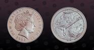 NEW ZEALAND 1 Dollar NEW ZEALAND , KM# 254 , Silver, 1 Dollar, 2003, Proof, Lord of the Rings - Taming of Smeagol. Scarce and popular type! Highly d -