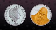 NEW ZEALAND 1 Dollar NEW ZEALAND , KM# 164 , Silver, 1 Dollar, 2005, Proof, King Kong. Nice silver proof coin in excellent condition! Coin housed in -