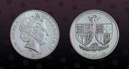 NEW ZEALAND 1 Dollar NEW ZEALAND , KM# 303 , Silver, 1 Dollar, 2007, Proof, Diamond Wedding Anniversary. Comes with a copy of New Zealand Post Office -
