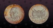 NIGER 500 Francs NIGER, KM# 5 , Silver, 500 Francs, 1960, Proof, President Diori Hamani. Nice toning! Nice silver proof coin! -
