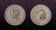 PERU 100 Soles PERU, KM# 261 , Silver, 100 Soles , 1973, Mint Strike, Centennial Peru-Japan Trade Relations. Coin in excellent condition! -