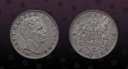ROMANIA 200 Lei ROMANIA, KM# 63 , Silver, 200 Lei, 1942, Mint Strike, Mihai I. Nice silver coin! -