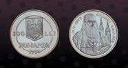 ROMANIA 100 Lei ROMANIA, KM# 139 , Silver, 100 Lei, 1998, Proof, Andrei Saguna. Coin in excellent condition! -