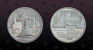 ROMANIA 10 Lei ROMANIA, Unlisted, Silver, 10 Lei, 2013, Proof, 350 Years since the Building of the Wooden Church in Rogoz. Very rare coin in ex -