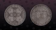SAINT THOMAS & PRINCE ISLAND 50 Escudos SAINT THOMAS & PRINCE ISLAND , KM# 21, Silver, 50 Escudos, 1970, Proof Matte, 500th Anniversary of Discovery. Very rare in Proof -