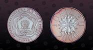 SAINT THOMAS & PRINCE ISLAND 1000 Dobras SAINT THOMAS & PRINCE ISLAND , KM Unlisted , Silver, 1000 Dobras, 1998, Proof, Lettering Jubileu 2000, flower in center. Coin -