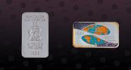 SAINT THOMAS & PRINCE ISLAND 2000 Dobras SAINT THOMAS & PRINCE ISLAND , KM# 98 , Silver, 2000 Dobras, 1998, Proof, Millennium - Globe. Shape: Rectangular. Multicolored. -