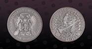 SAINT THOMAS & PRINCE ISLAND 100 Dobras SAINT THOMAS & PRINCE ISLAND , KM P1 , Silver, 100 Dobras, 1984, Proof, F.A.O. World Fisheries Conference. Silver Piefort. Very -