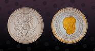 TOGO 1000 Francs TOGO , Unlisted, Silver, 1000 Francs, 2004, Proof, Johannes Rau. Gold Plated head. Coin in excellent condition! -