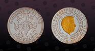 TOGO 1000 Francs TOGO , KM Unlisted , Silver, 1000 Francs, 2004, Proof, Richard von Weizsacker. Gold Plated head. Coin in excellent condition! -