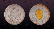 TOGO 1000 Francs TOGO , Unlisted, Silver, 1000 Francs, 2004, Proof, Walter Scheel. Gold Plated head. Coin in excellent condition! -