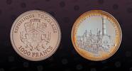 TOGO 1000 Francs TOGO , KM# 45 , Silver, 1000 Francs, 2005, Proof, Nurnberg - Furth - Adler (Locomotive). Coin in excellent condition! -