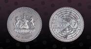 LESOTHO 25 Maloti LESOTHO, KM P3 , Silver, 25 Maloti, 1983, Proof, I.Y.D.P. Piefort. Very Rare. Modern rarity. Double Thickness. 56,56 grams. Coi -