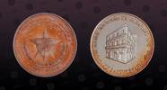 CUBA 10 Pesos CUBA, KM# 37 , Silver, 10 Pesos, 1975, Proof, National Bank. Obverse toned! Nice silver coin! -