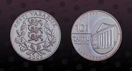 ESTONIA 10 Krooni ESTONIA, KM# 38 , Silver, 10 Krooni , 2002, Proof, Tartu University. Coin housed in Original Mint capsule! Coin in excellent co -
