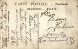 Belgien Ansichtskarte Belgien Brüssel um 1900 La Bourse et le Boulevard Anspach befleckt