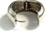 Breite runde Creolen 925er Sterling Silber